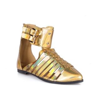 Kingston-02 HI Pointed Toe Women's Strappy Sandals